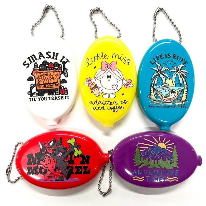 ラバーコインケースは人気のオリジナルグッズです