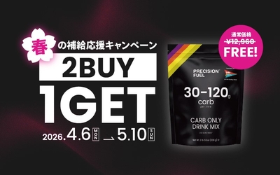 電解質ドリンク「Precision Fuel & Hydration」春の補給応援キャンペーン