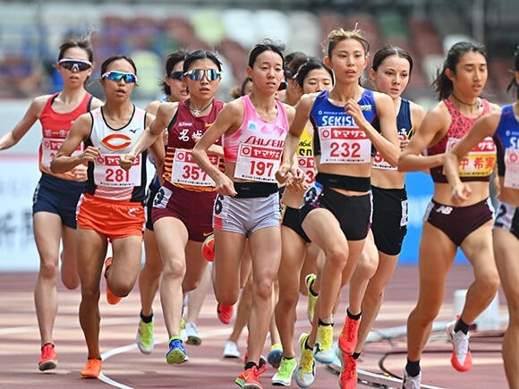 日本選手権での細見芽生選手