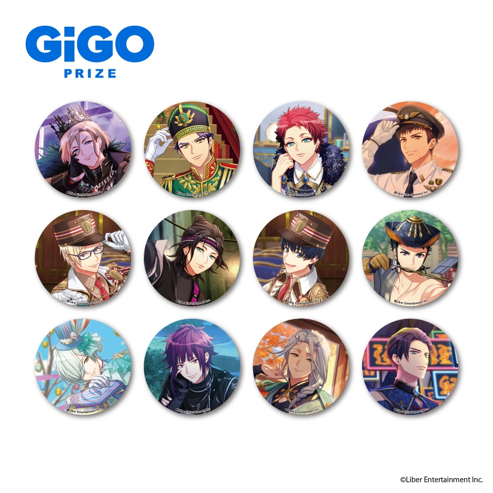 ▲ホログラム缶バッジVol.2(全12種) サイズ:76mm 8月26日より順次展開