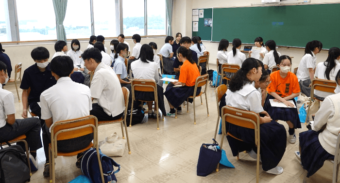 近大附属福岡高校がオープンスクールを開催　中学1・2年生を対象に初開催し、在校生による個別相談会等を実施