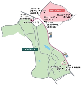 実証実験の運行路線図