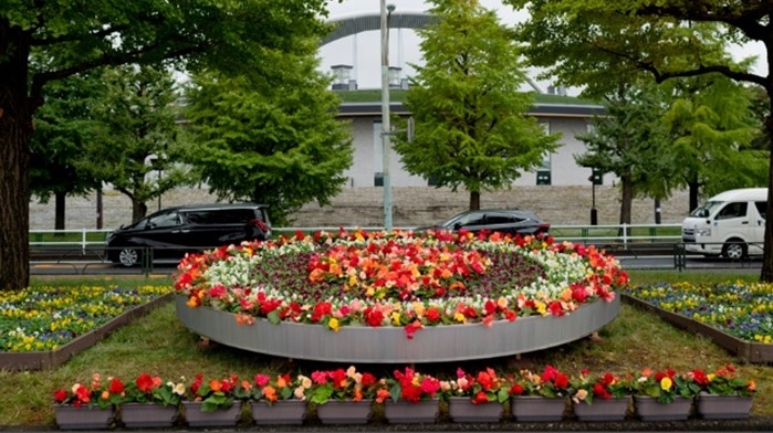 階段下植込み(イメージ)