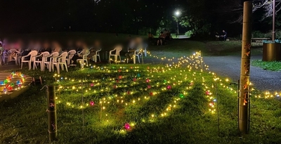 キャンドルの灯り