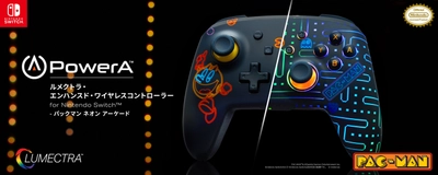 アメリカのゲーミングアクセサリーブランド 「PowerA(TM)」(パワーエー)が 『PAC-MAN』のNintendo Switch(TM)用コントローラーを 2025年6月30日に発売！
