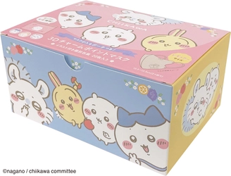 大人向けのキャラクターマスクを2025年9月上旬に新発売！ 「ちいかわ 3Dチャームポイントマスク(フルーツ)」