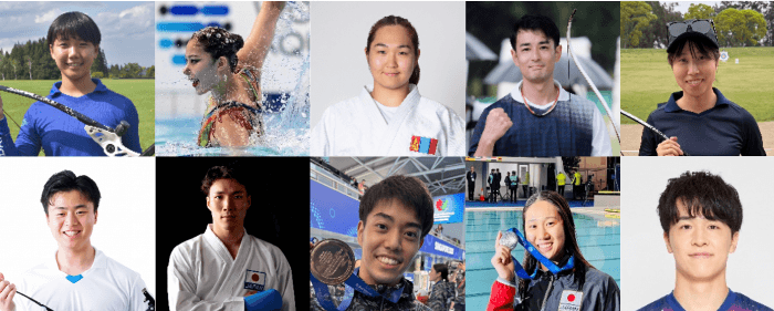 第20回アジア競技大会(2026/愛知・名古屋)に 近畿大学から5競技7種目で現役学生3人、卒業生7人が出場