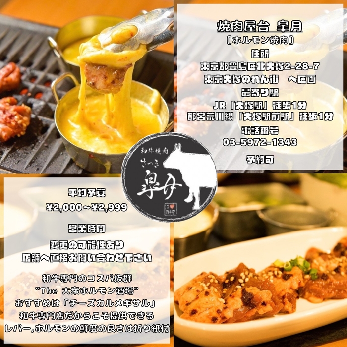 焼肉屋台 皐月 情報