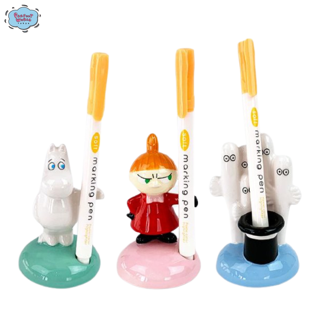 速報 新商品発売開始 お気に入りのペンはムーミンがキープ♪リトルミィやニョロニョロのペンスタンド