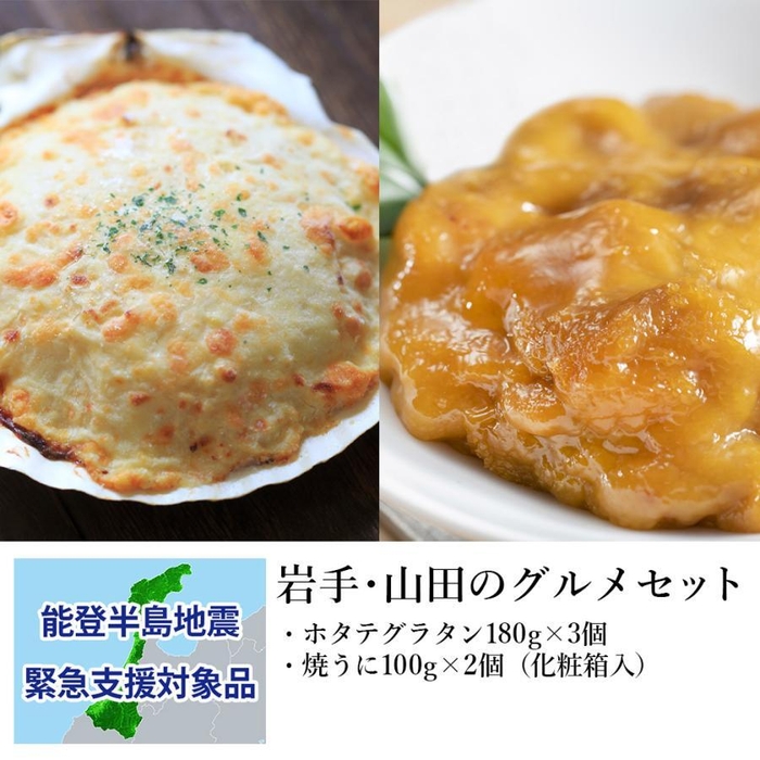 岩手・山田のグルメセット：支援金付商品9(10,000円)