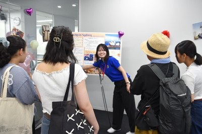 外国語学部生による留学体験の発表