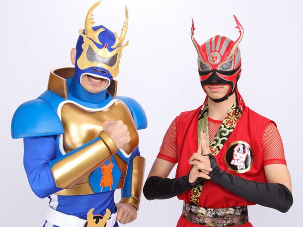 昆虫教室ミヤマ仮面&クワガタ忍者