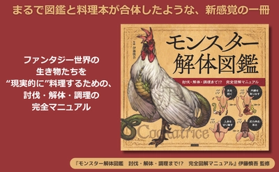 モンスターを解体して、素材にして、食卓へ！『モンスター解体図鑑』9月11日に発売