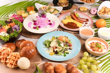 【沖縄朝食】ホテルカクテルステイナハ 沖縄食材を使用した選べるメイン料理×20種ビュッフェ提供開始