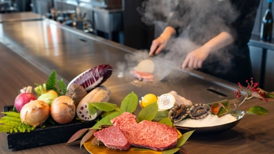 冬の限定 淡路島の美味をお届け『睦月・如月限定 季節の鉄板焼きコース』2026年1月14日より提供開始【兵庫・淡路島　海神人の食卓】