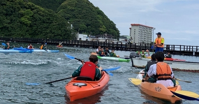 令和6年（2024年）実施のシーカヤック体験の様子