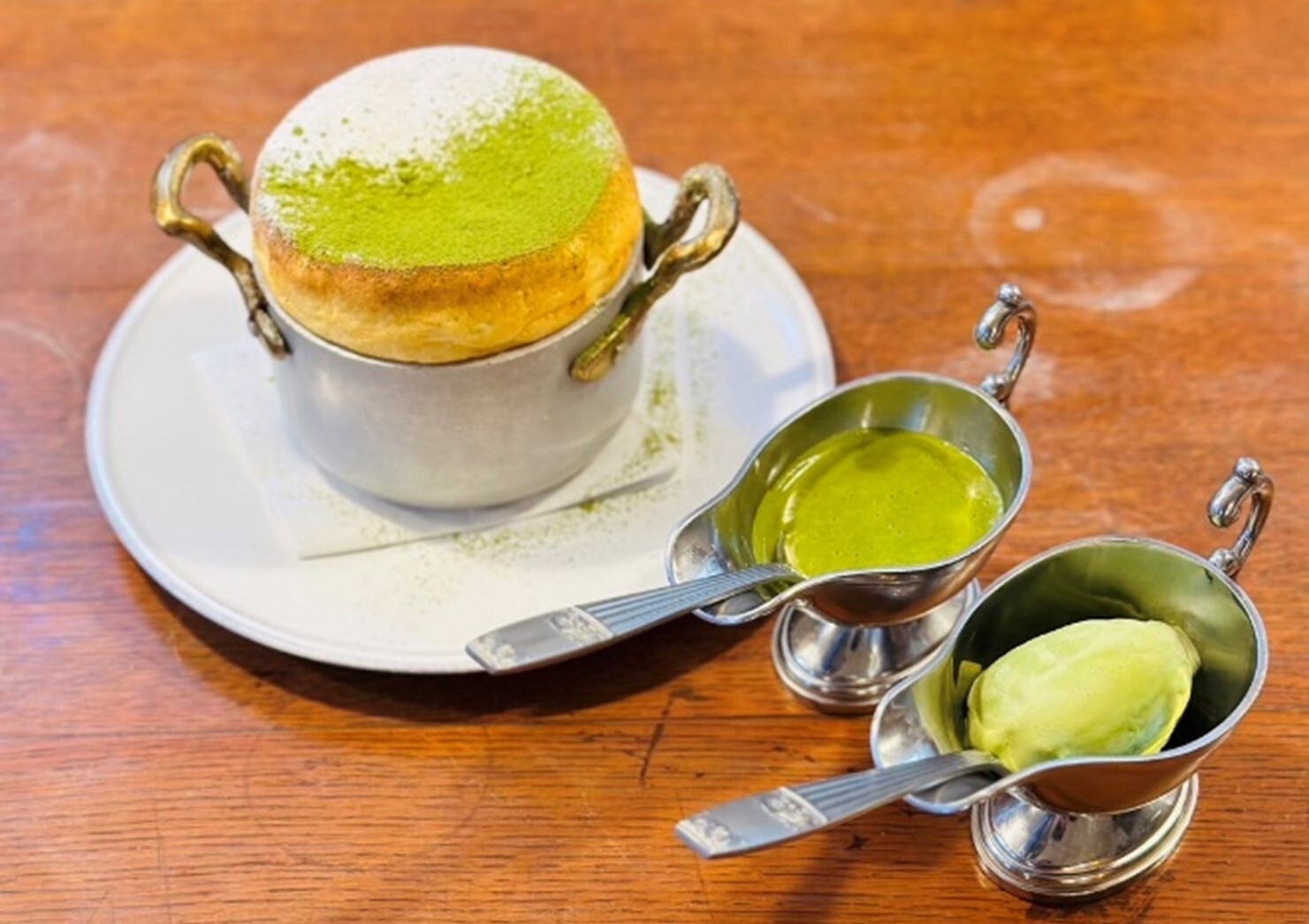 とろける足柄茶スフレパンケーキ