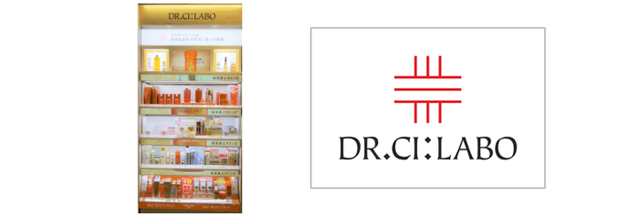 渋谷ロフト設置のコネクテッドシェルフ/ドクターシーラボロゴ