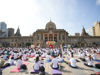 「国際ヨガの日」を祝した在日インド大使館主催のヨガイベント　 「International Day of Yoga 2025」6/21築地本願寺で開催