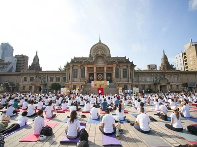 「国際ヨガの日」を祝した在日インド大使館主催のヨガイベント　 「International Day of Yoga 2025」6/21築地本願寺で開催