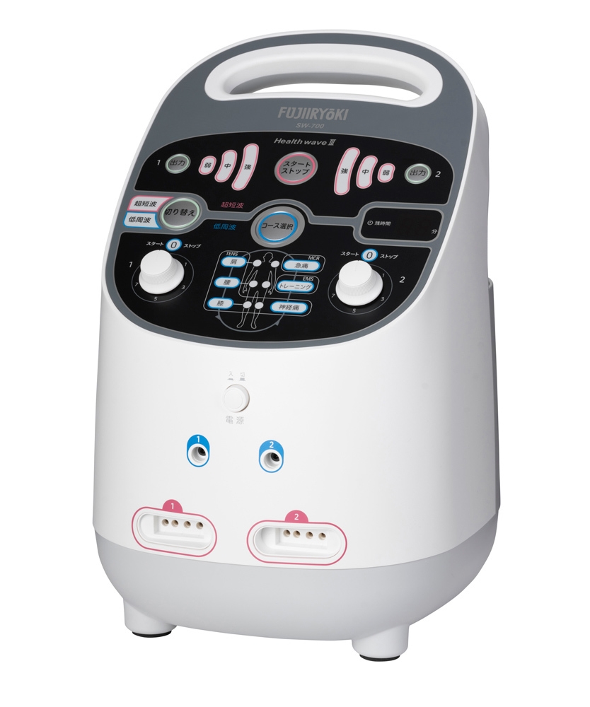 超短波による身体の深部をあたためる作用が大きくなった 低周波