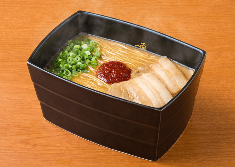 【店舗メニュー画像】一蘭・天神西通り店限定「釜だれとんこつラーメン」