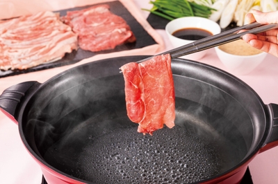 牛肉・豚肉のしゃぶしゃぶ