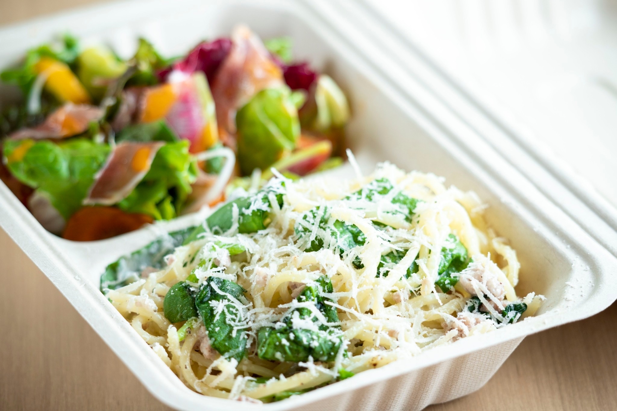 ▲「Sole」の『Salada &Pasta or Risotto』