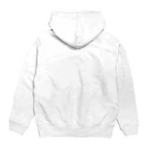 パーカー裏面デザイン無し（ホワイト）