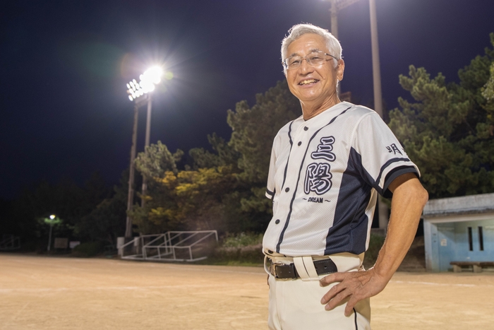 73歳 現役野球部員 森本 憲二