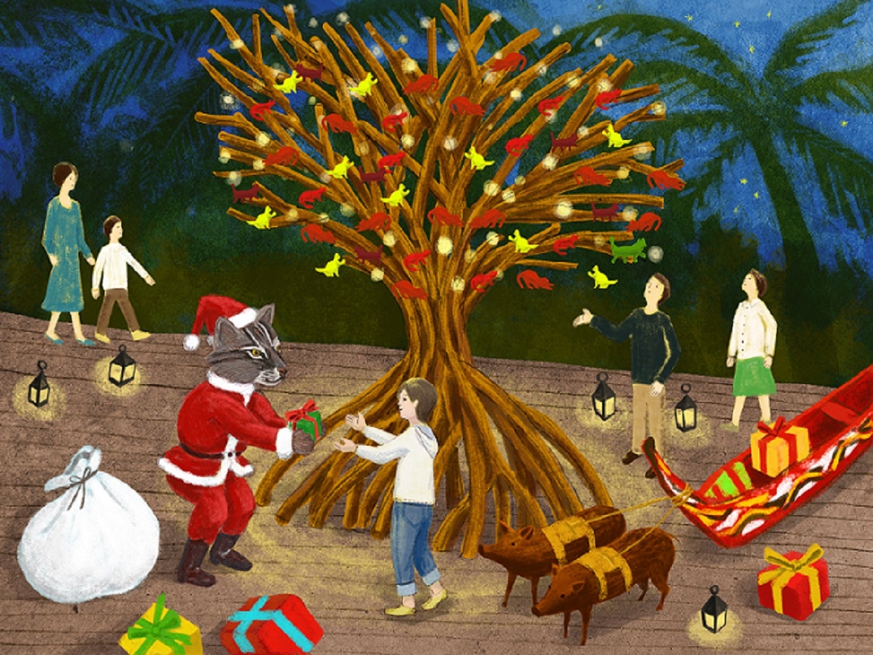 【星野リゾート 西表島ホテル】イリオモテヤマネコをテーマにしたクリスマスイベント「ヤマネコクリスマス」開催|期間:2020年12月1日〜25日