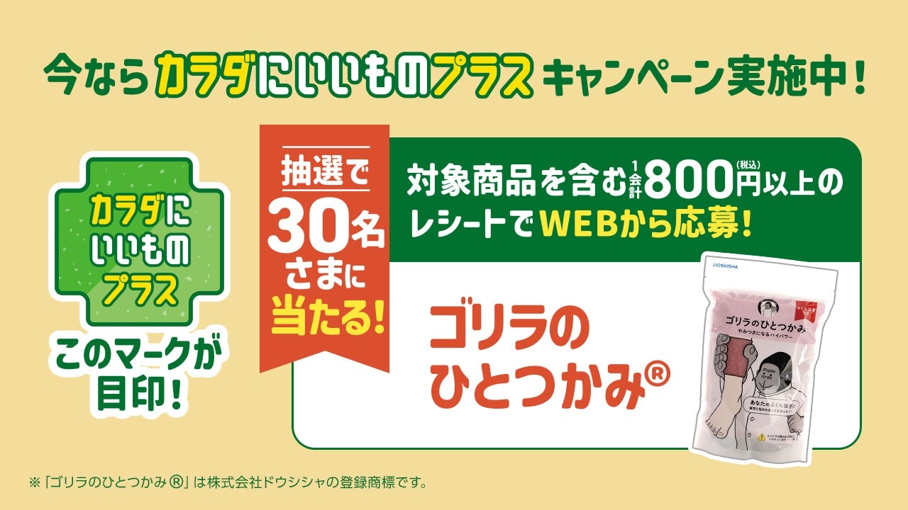 キャンペーン企画販促物画像1(画像はイメージです。)