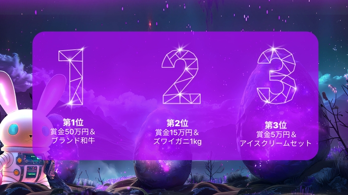 トレード大合戦!銀河のエッグハント上位賞品