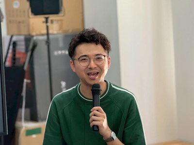 講演する株式会社UNERIの河合 将樹 さん