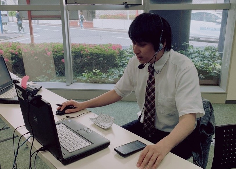 高校生対象 オンラインを活用した企業紹介~コロナ禍、自分の将来について考える~