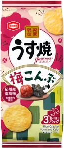 75g うす焼グルメ 梅こんぶ味
