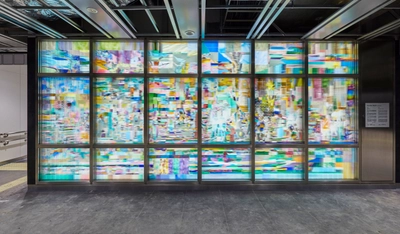 東京メトロ日比谷線 虎ノ門ヒルズ駅に大型ステンドグラス 　アーティスト・清川 あさみが原画・制作監修 　地下空間に広がる誰も見たことのない都市 「Our New World (Toranomon)」 2023年7月15日(土)公開