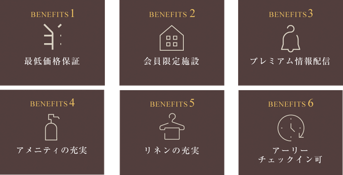 6つの特典