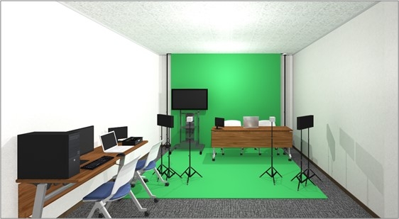 収録スタジオ完成イメージ