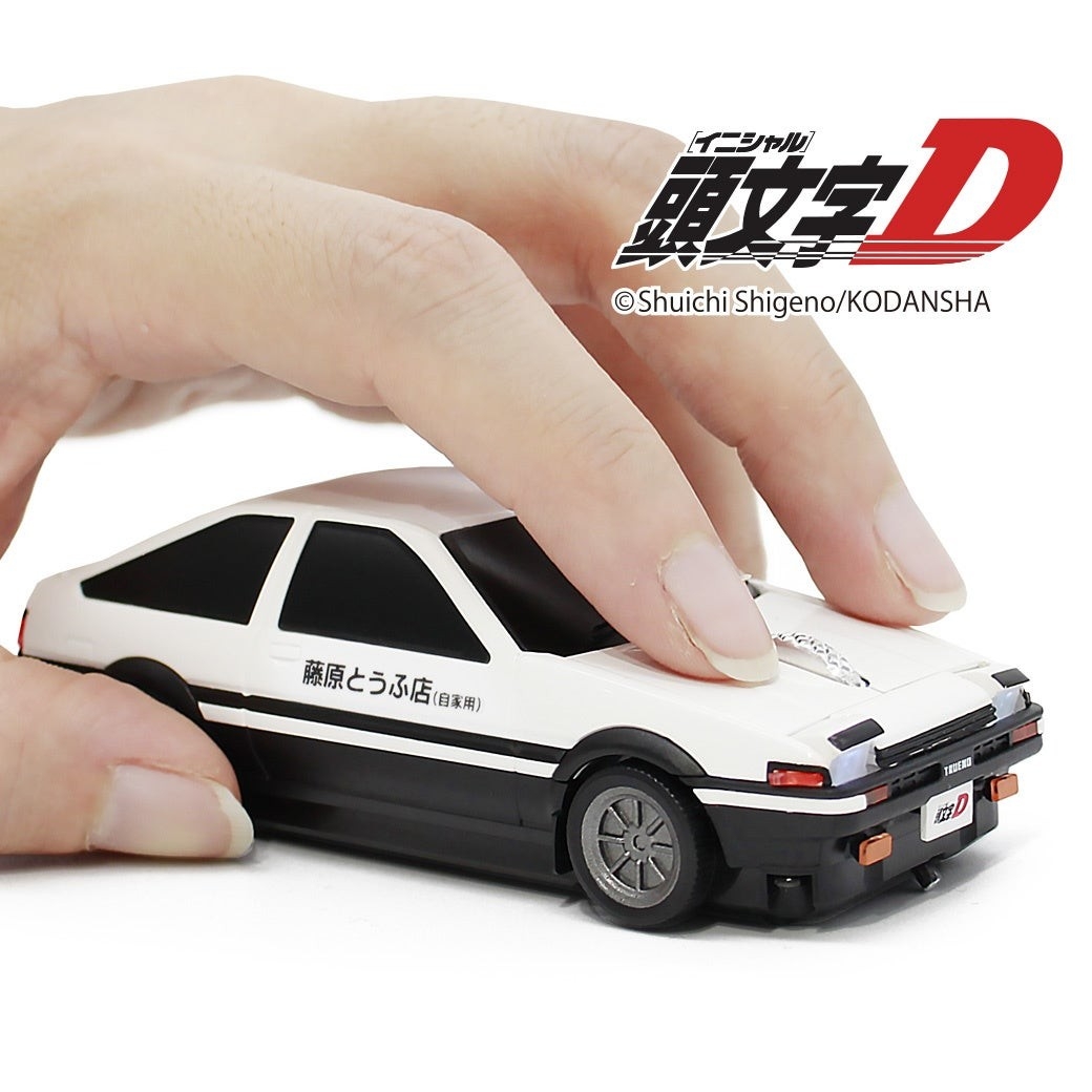 新商品】リトラクタブルライトが開閉！『頭文字D』AE86マウス刷新