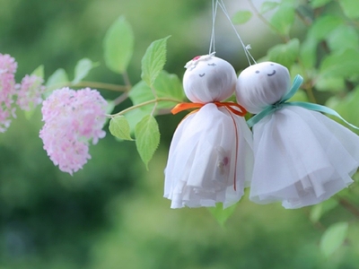 てるてる坊主　※イメージ