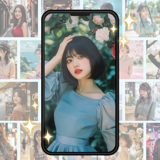 AI Galleryイメージビジュアル(アプリ画面)