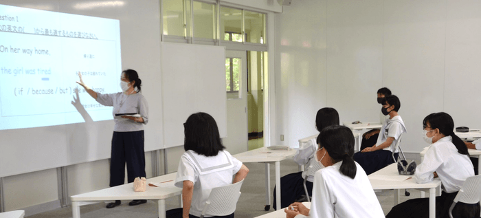 昨年度夏のオープンスクール体験授業の様子