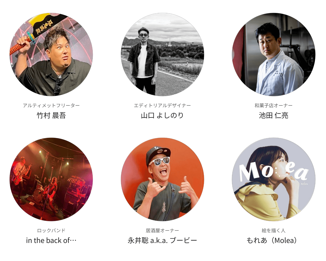 参画するクリエイター