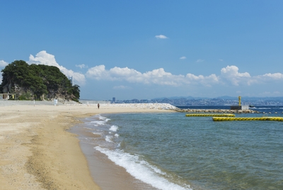 ※岩屋海水浴場（淡路島観光協会様よりご提供写真）