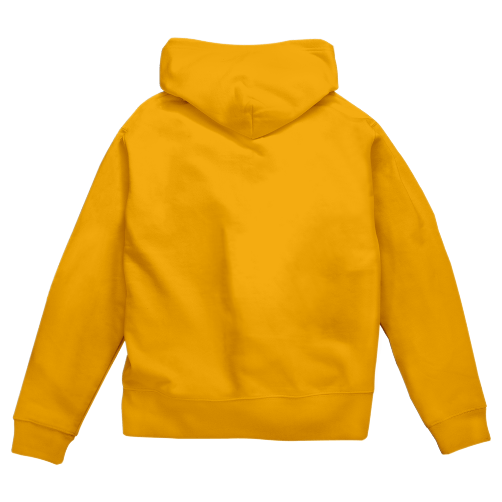 ジップパーカー裏面デザイン無し(ゴールド)