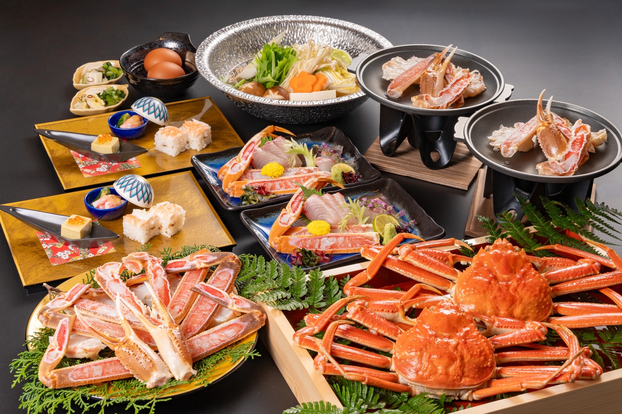 城崎温泉「湯宿ささくら」で、ズワイガニ2杯分をひとりじめ
「6つの温泉巡り」と「カニコース」のプランは３月末まで