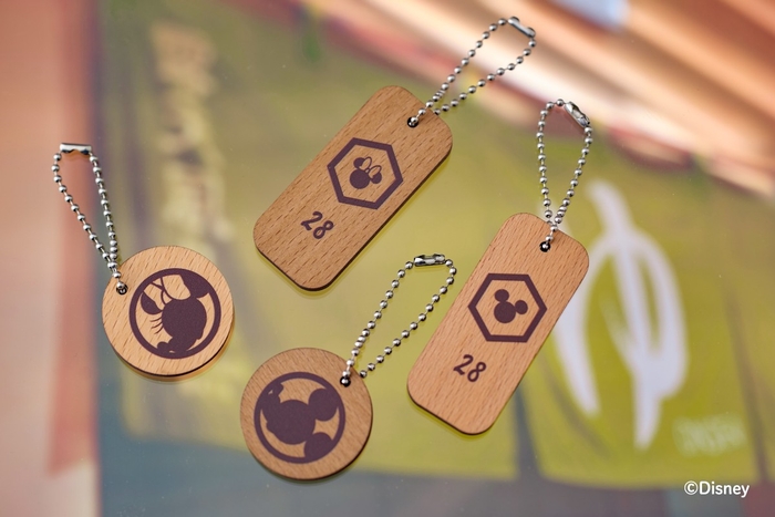 ホテルキー風 チャーム (ウッド) ¥750