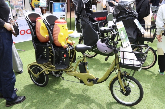 オージーケー技研株式会社　ふたごじてんしゃ展示