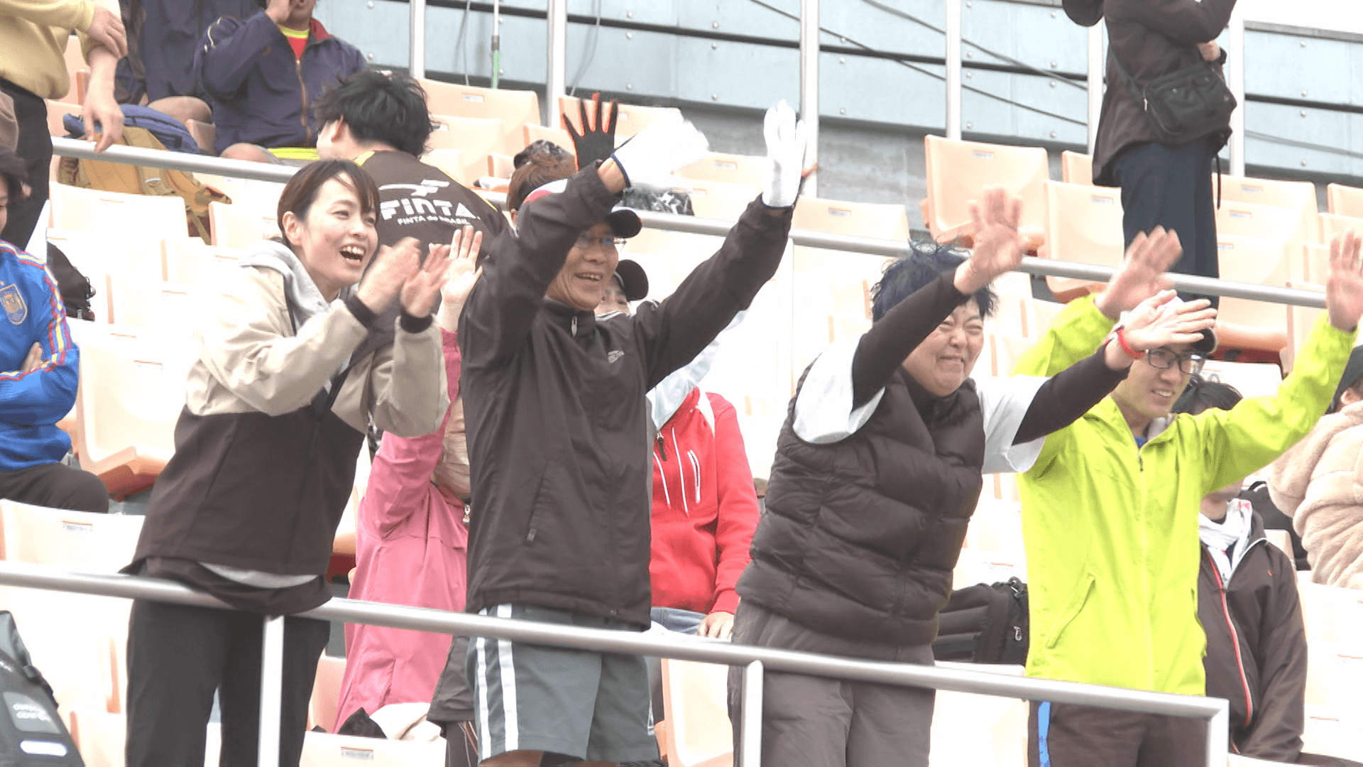 仲間の応援が力に!